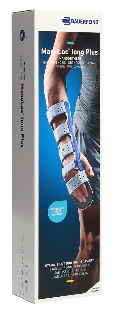 Bauerfeind ManuLoc Long Plus Stabilorthese Gr2 titan