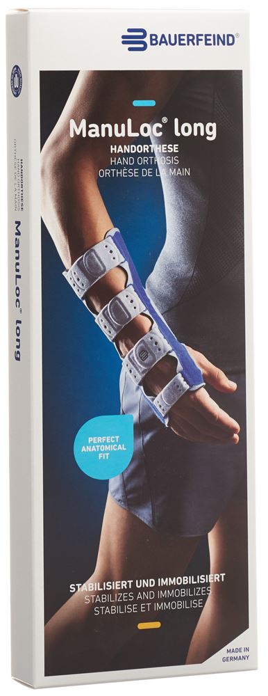 Bauerfeind ManuLoc Long Stabilorthese Gr3 titan