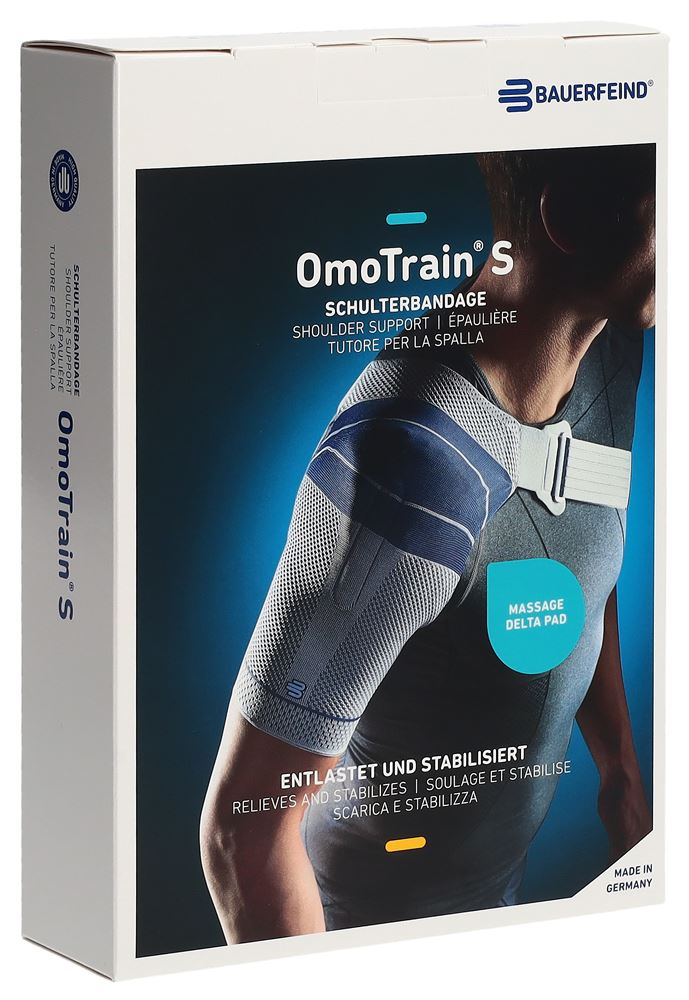 Bauerfeind OmoTrain S Aktivbandage Gr3 links titan