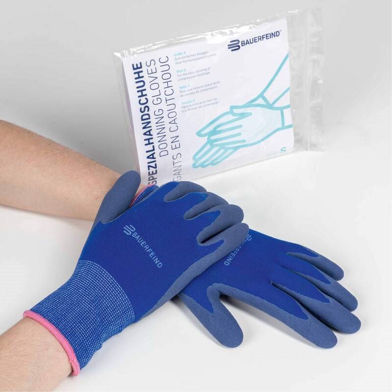 Bauerfeind Spezialhandschuhe XL blau 1 Paar