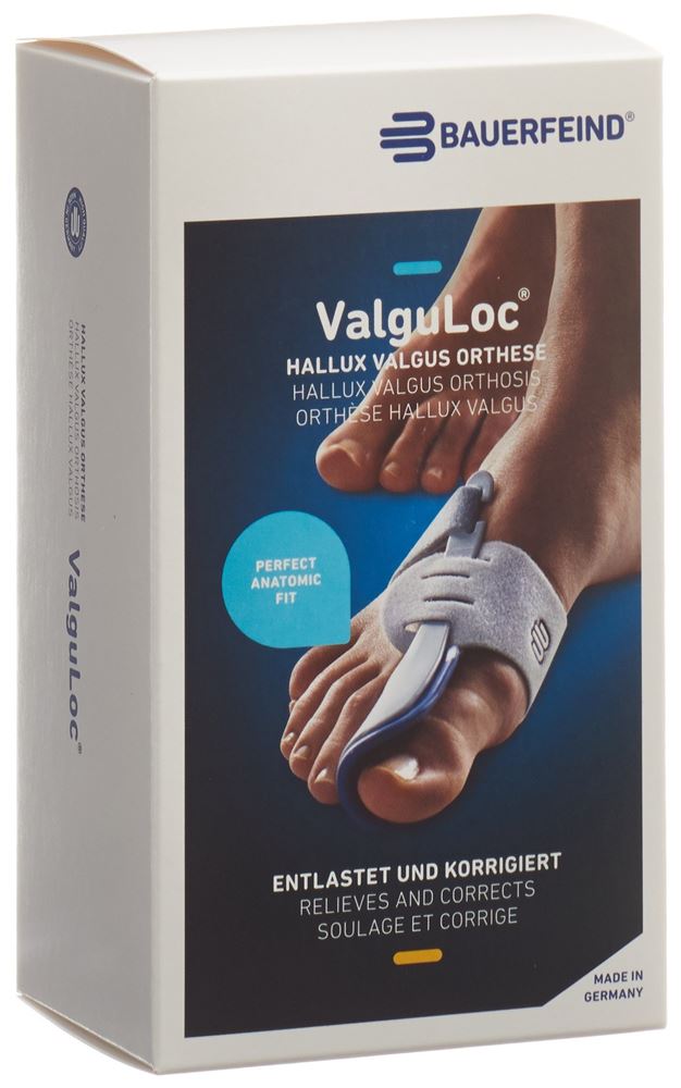 Bauerfeind ValguLoc Stabilorthese Gr2 links titan