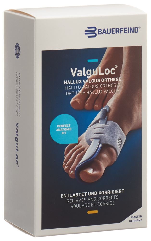 Bauerfeind ValguLoc Stabilorthese Gr2 rechts titan