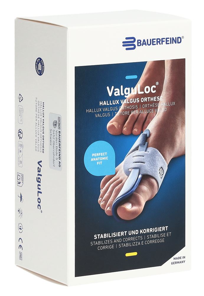 Bauerfeind ValguLoc Stabilorthese Gr2 rechts titan