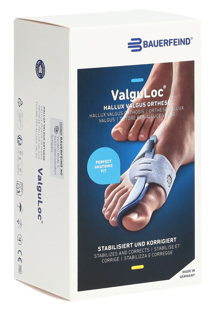 Bauerfeind ValguLoc Stabilorthese Gr3 rechts titan