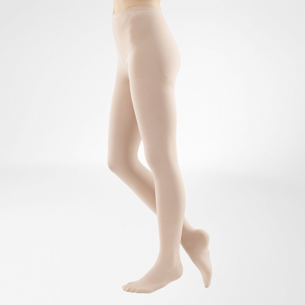 Bauerfeind VenoTrain Soft Kkl2 AT S plus/short geschlossene Fussspitze creme