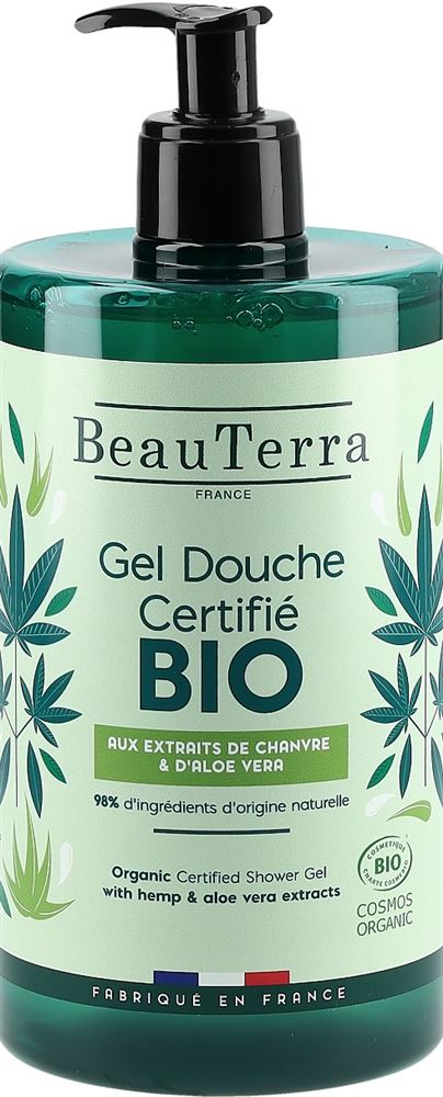 BeauTerra Duschgel Hanf & Aloe Vera Bio Fl 750 ml