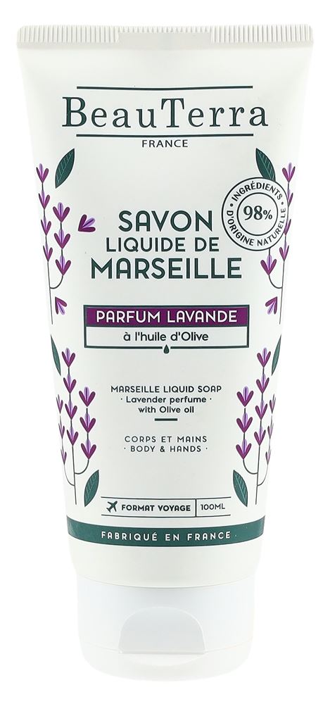 BeauTerra Flüssigseife Marseille Lavendel Tb 100 ml