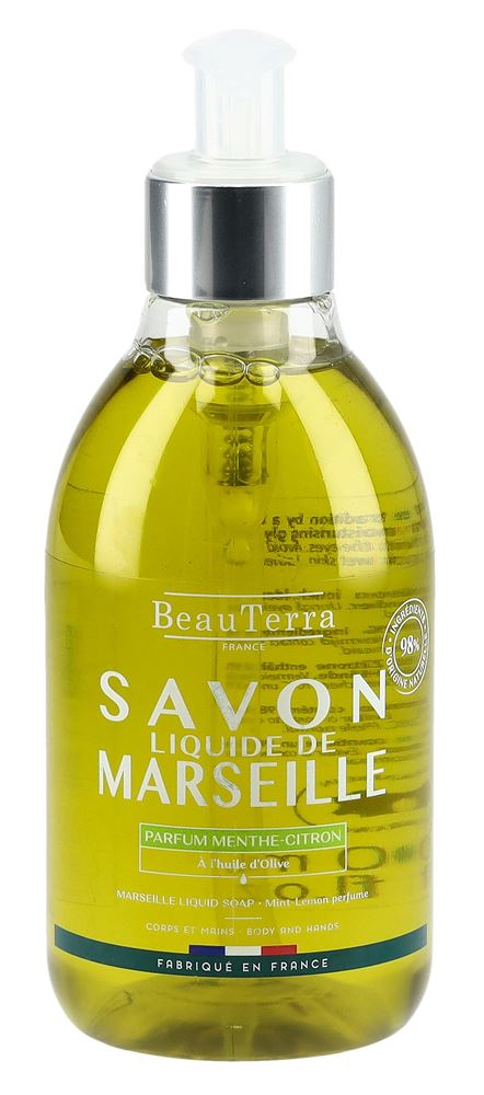 BeauTerra Flüssigseife Marseille Minze Zitrone Fl 300 ml