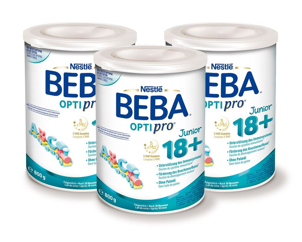 Beba Optipro Junior 18+ Triopacks 3 Ds 800 g