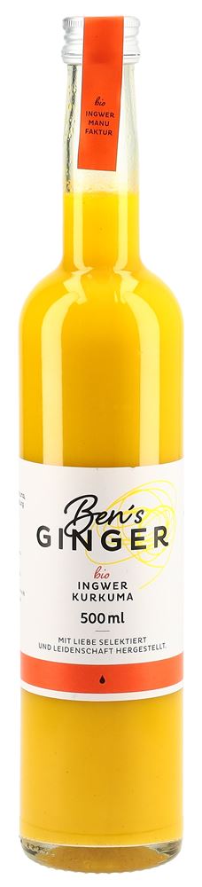 Ben's Ginger Ingwer-Kurkumakonzentrat Bio Fl 500 ml