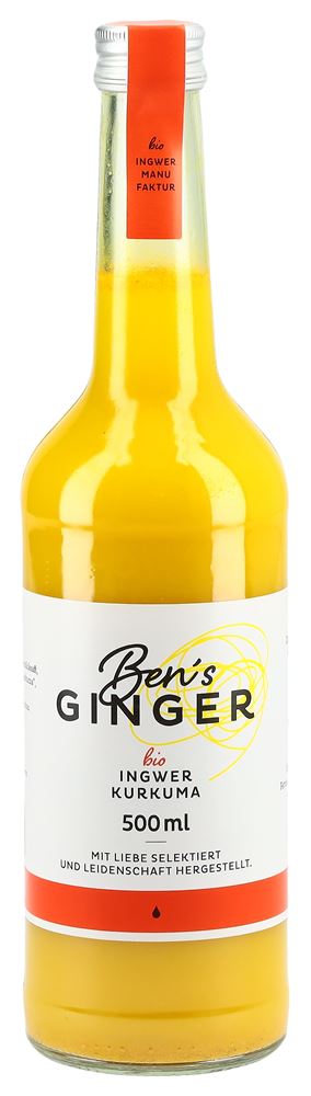 Ben's Ginger Ingwer-Kurkumakonzentrat Bio Version small Fl 500 ml