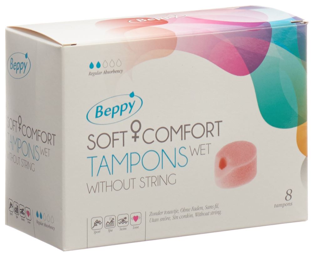 Beppy Soft Comfort Tampons Wet 8 Stk