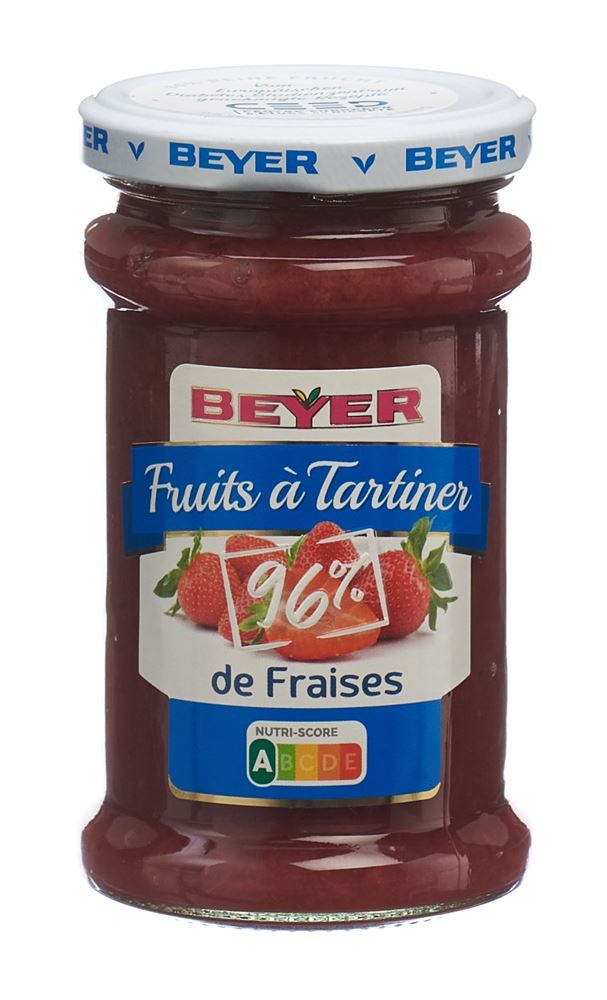 Beyer Fruchtaufstrich Erdbeere Glas 235 g