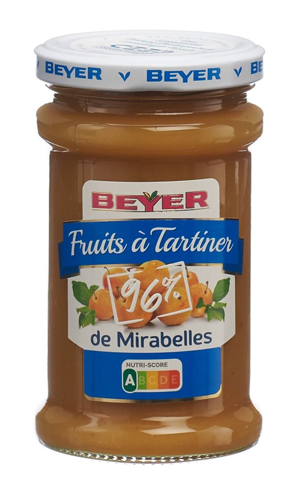 Beyer Fruchtaufstrich Mirabellen Glas 245 g