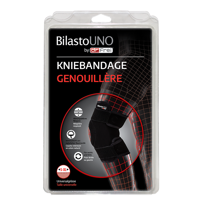 Bilasto Uno Kniebandage S-Xl mit Velcro