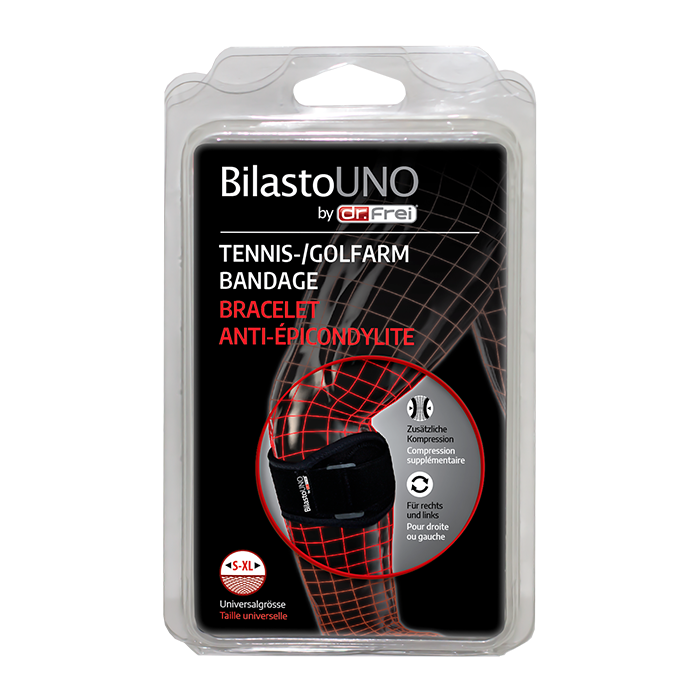 Bilasto Uno Tennis-Golfarm-Bandage S-Xl mit Velcro