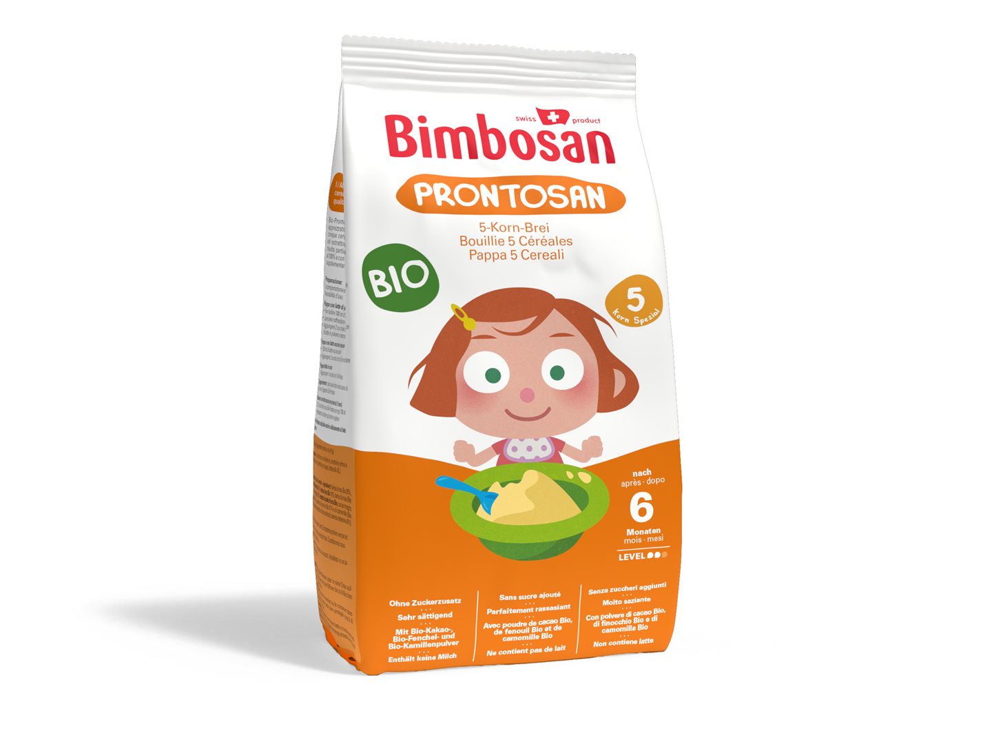 Bimbosan Bio Prontosan Pulver 5-Korn Spezial Beutel 300 G