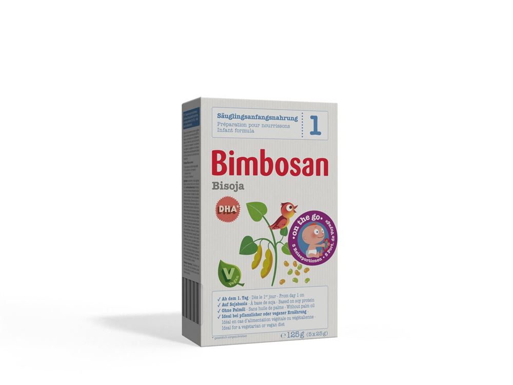 Bimbosan Bisoja 1 Säuglingsanfangsnahrung Reiseportion 5 Btl 25 g