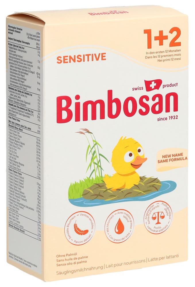Bimbosan Sensitive 1+2 Säuglingsanfangsnahrung 400 g