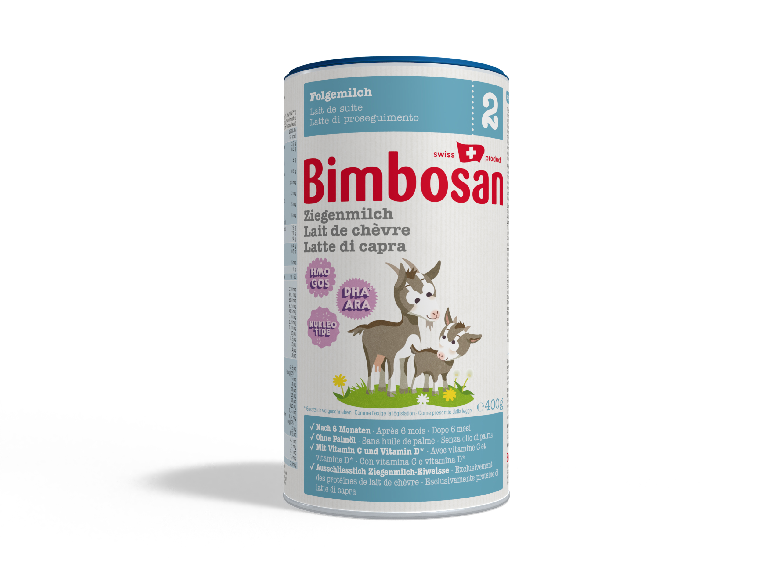 Bimbosan Ziegenmilch 2 Folgemilch Ds 400 g