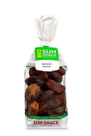 Bio Sun Snack Aprikosen Bio Beutel 275 G