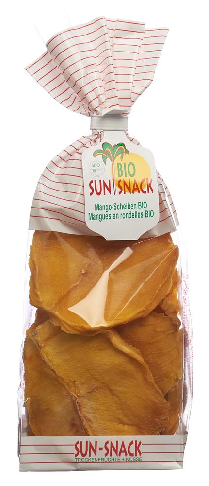 Bio Sun Snack Mango Scheiben Bio Beutel 150 G