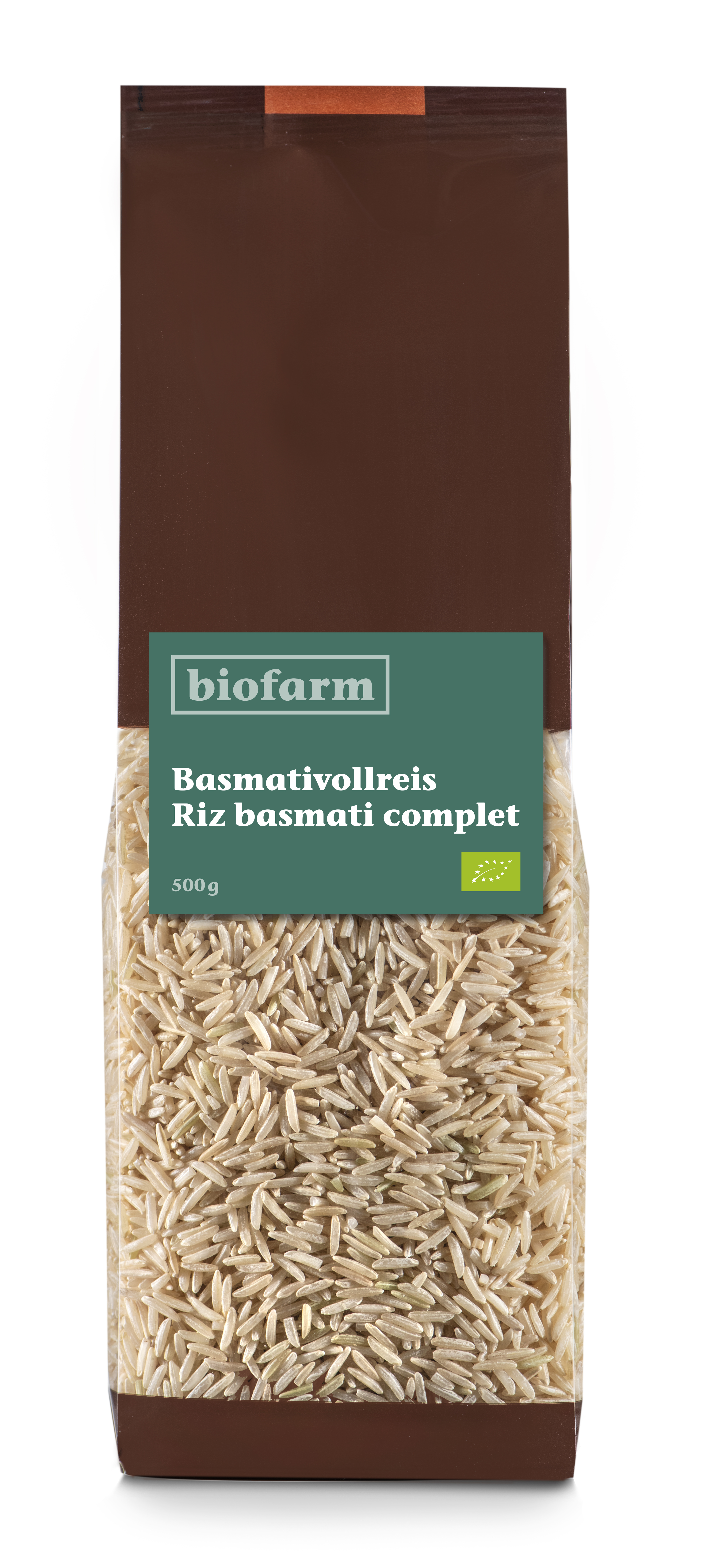 Biofarm Basmatireis Knospe Beutel 500 G