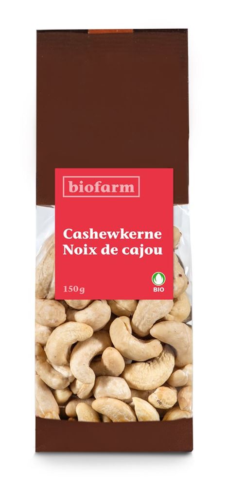 Biofarm Cashewkerne Bio Beutel 150 G