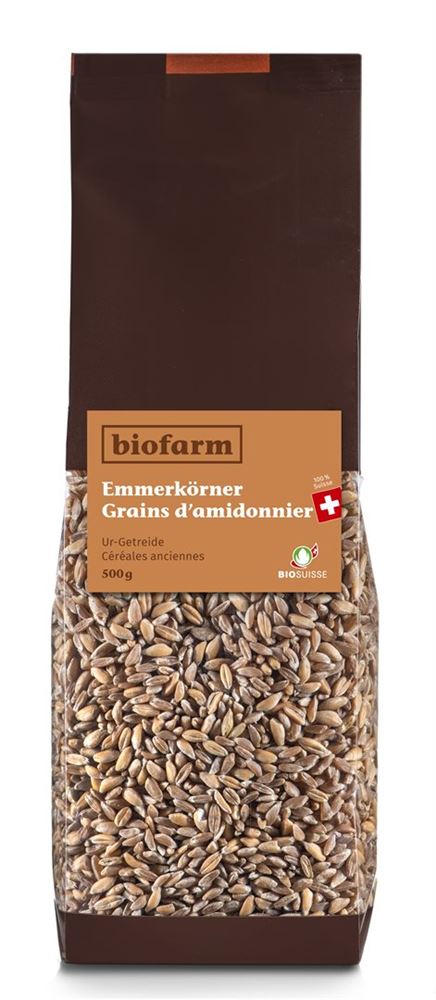 Biofarm Emmerkörner Knospe 500 g