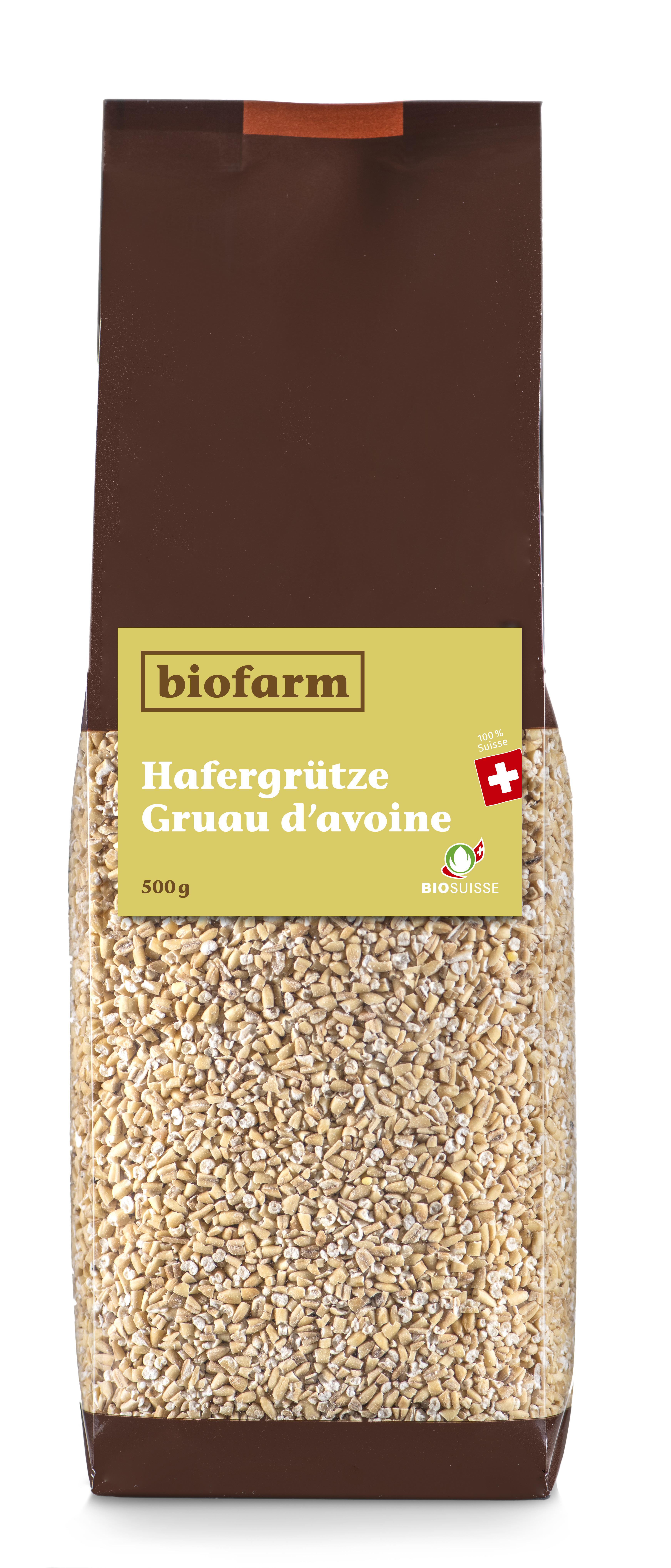 Biofarm Hafergrütze Knospe Beutel 500 G