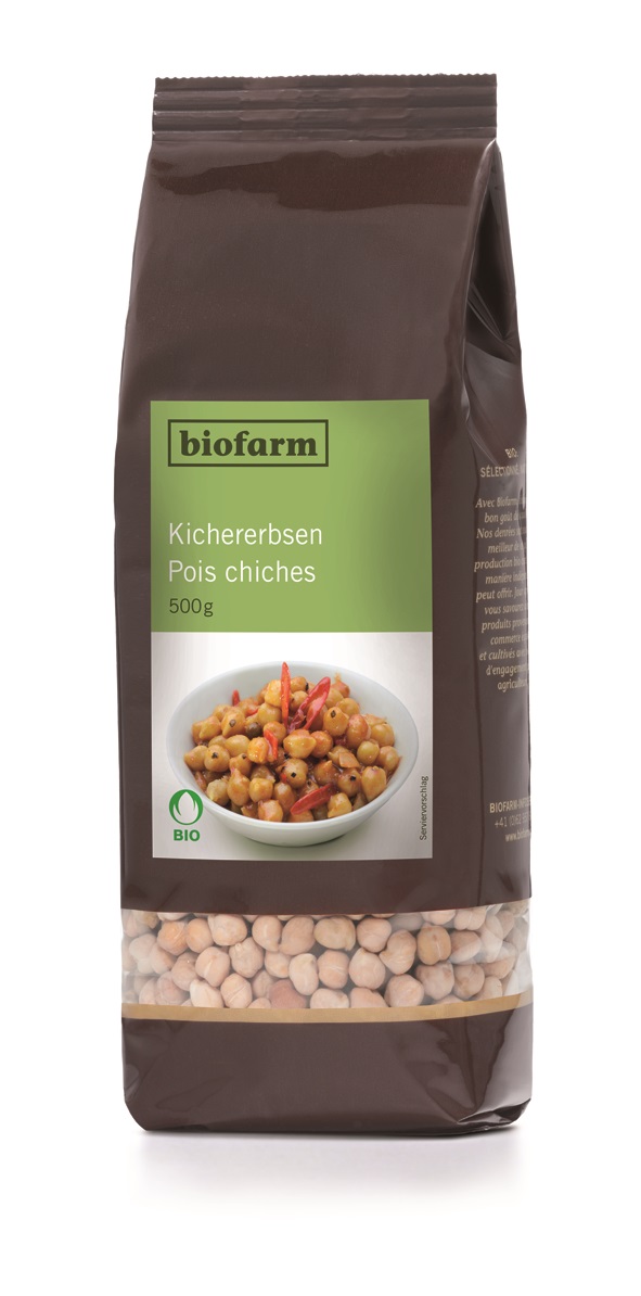Biofarm Kichererbsen Knospe Beutel 500 G