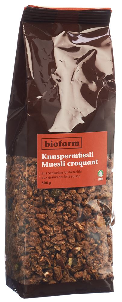 Biofarm Knusper Müesli aus Urgetreiden Knospe CH Btl 500 g