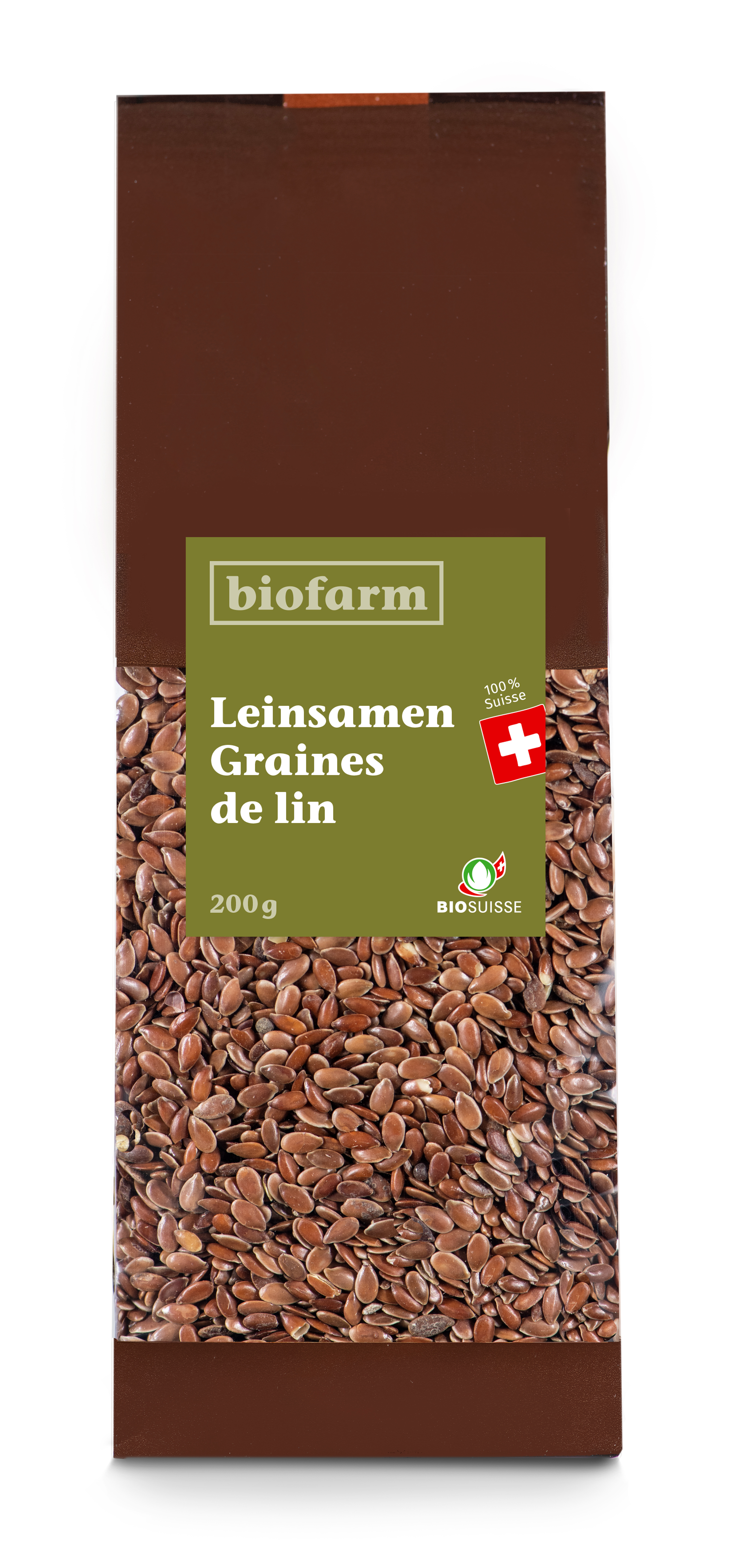 Biofarm Leinsamen Knospe Ch Beutel 200 G
