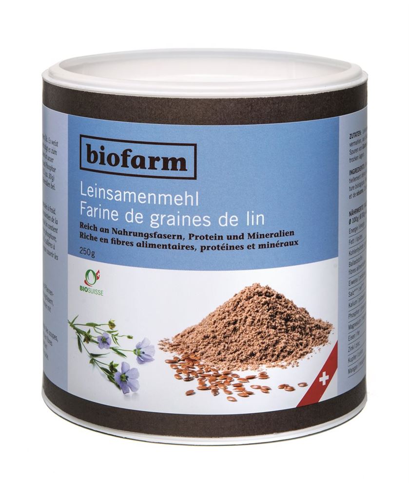 Biofarm Leinsamenmehl Knospe CH Ds 250 g