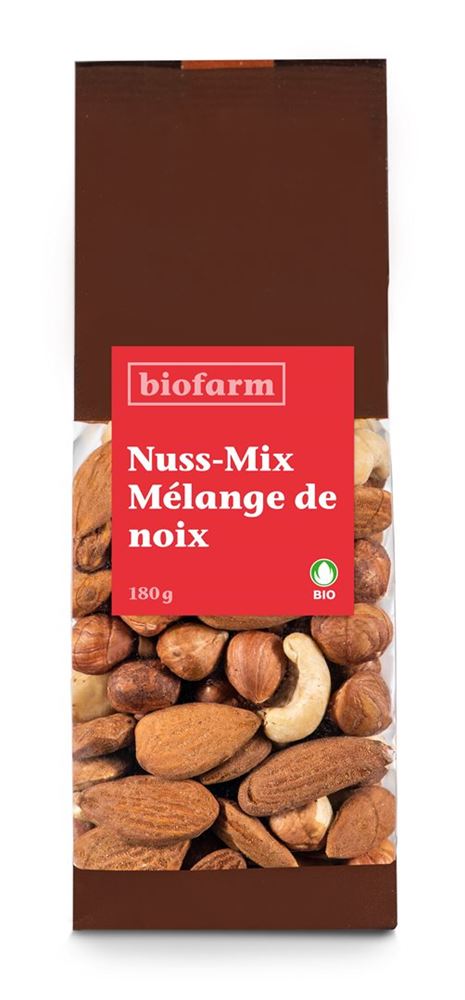 Biofarm Nuss Mix Bio Beutel 180 G