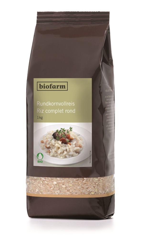Biofarm Reis Rundkorn Knospe Beutel 1 Kg