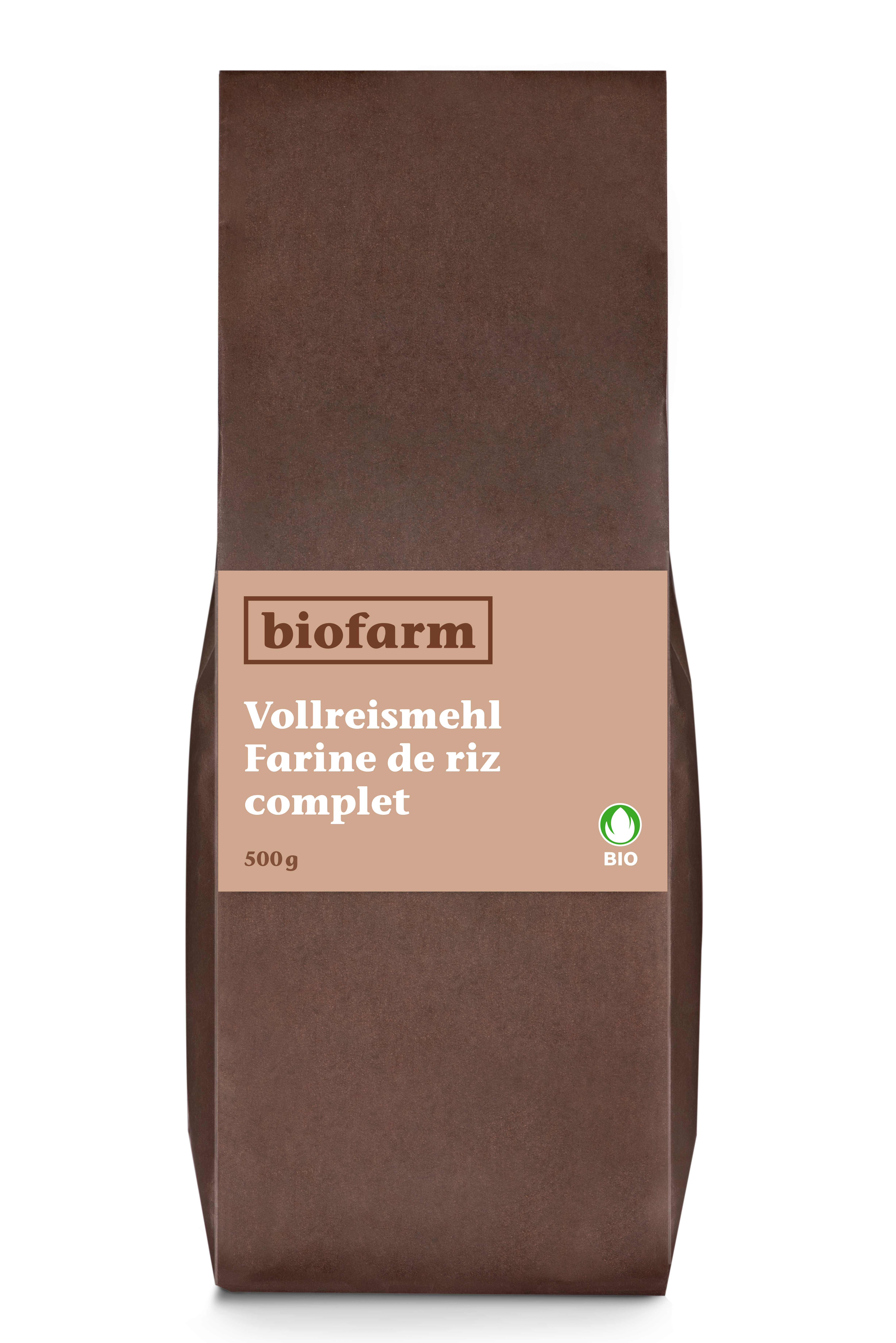 Biofarm Reismehl Knospe Beutel 500 G