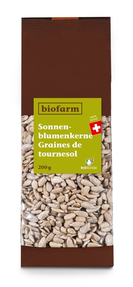 Biofarm Sonnenblumenkerne Ch Knospe Beutel 200 G