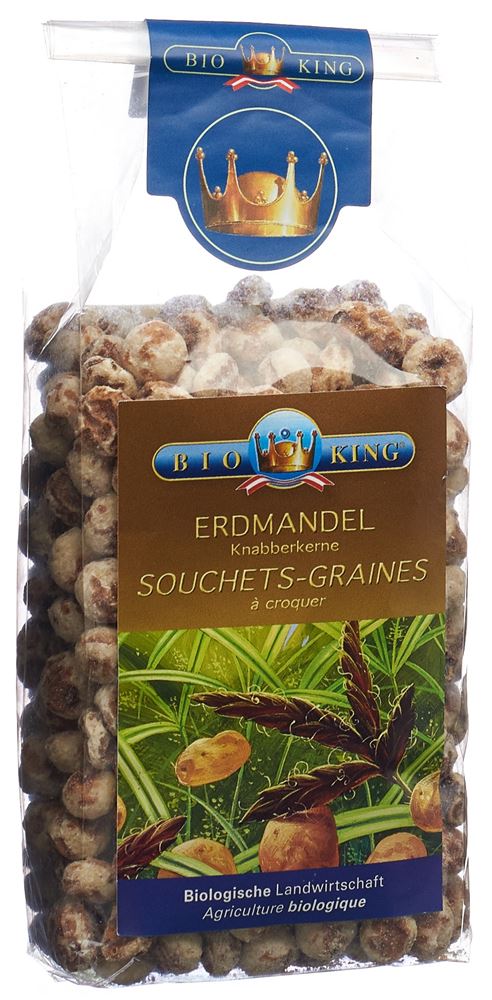 Bioking Erdmandel-Knabberkerne Bio Beutel 250 G