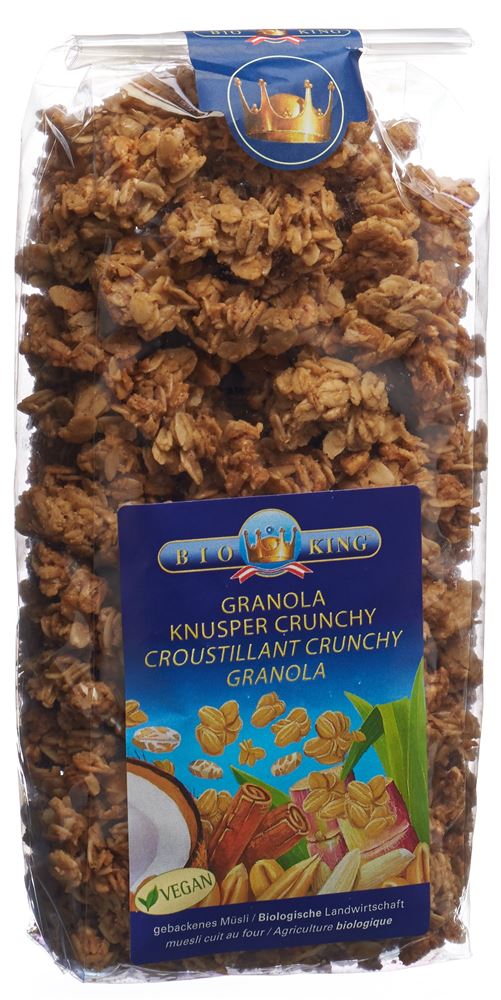 BioKing Granola Knusper Crunchy 375 g