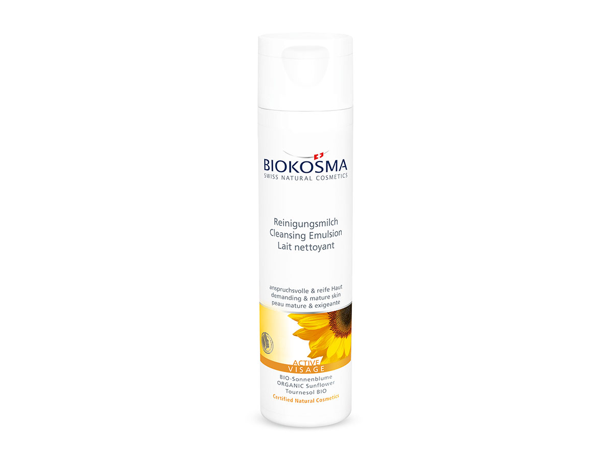 Biokosma Active Reinigungsmilch Gesicht 150 ml