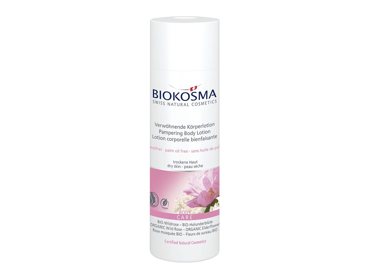 Biokosma Körperlotion Wildrose Holunderblüten BIO Fl 200 ml