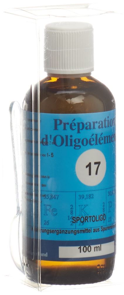 Bioligo POE 17 Sportoligo Préparation d’oligoéléments/Ginseng Fl 100 ml
