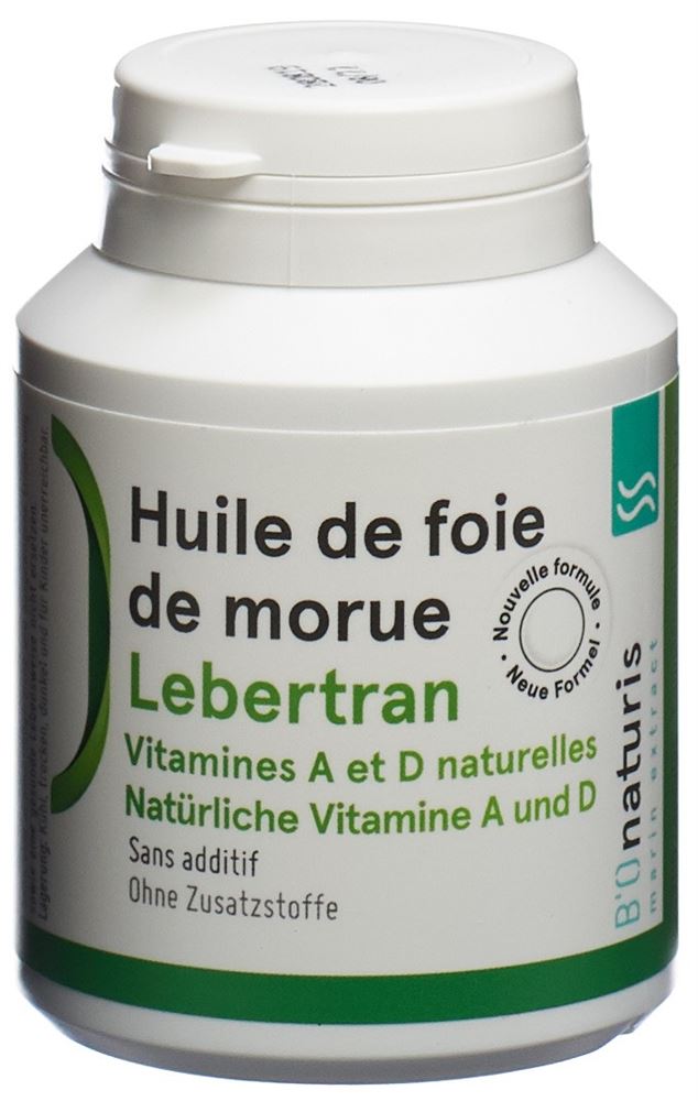 Bionaturis Lebertran Kapseln 165 Mg 200 Stück