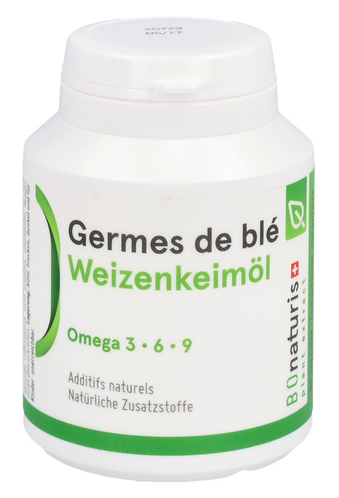 BIOnaturis Weizenkeimöl Kaps 500 mg Ds 90 Stk