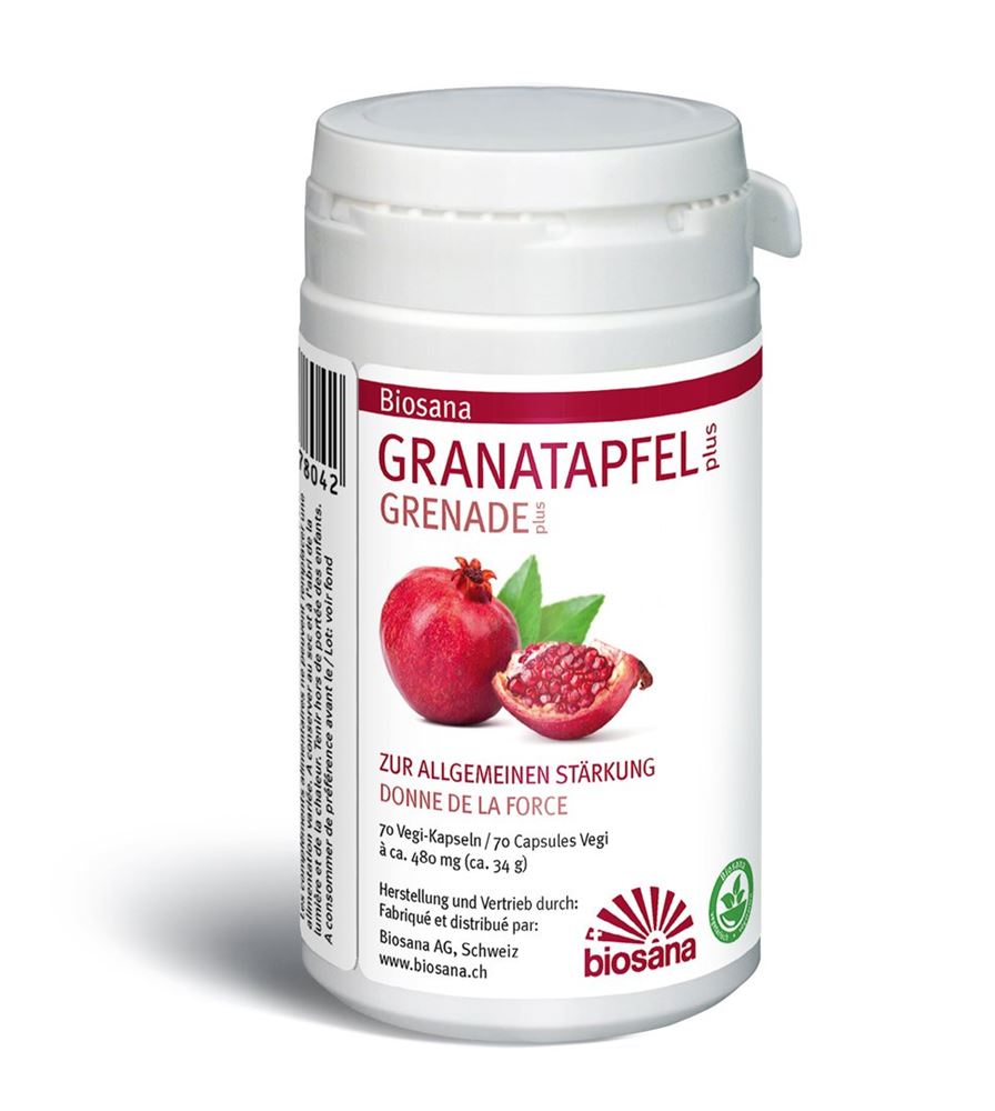 Biosana Granatapfel Plus Kapseln Ds 70 Stück