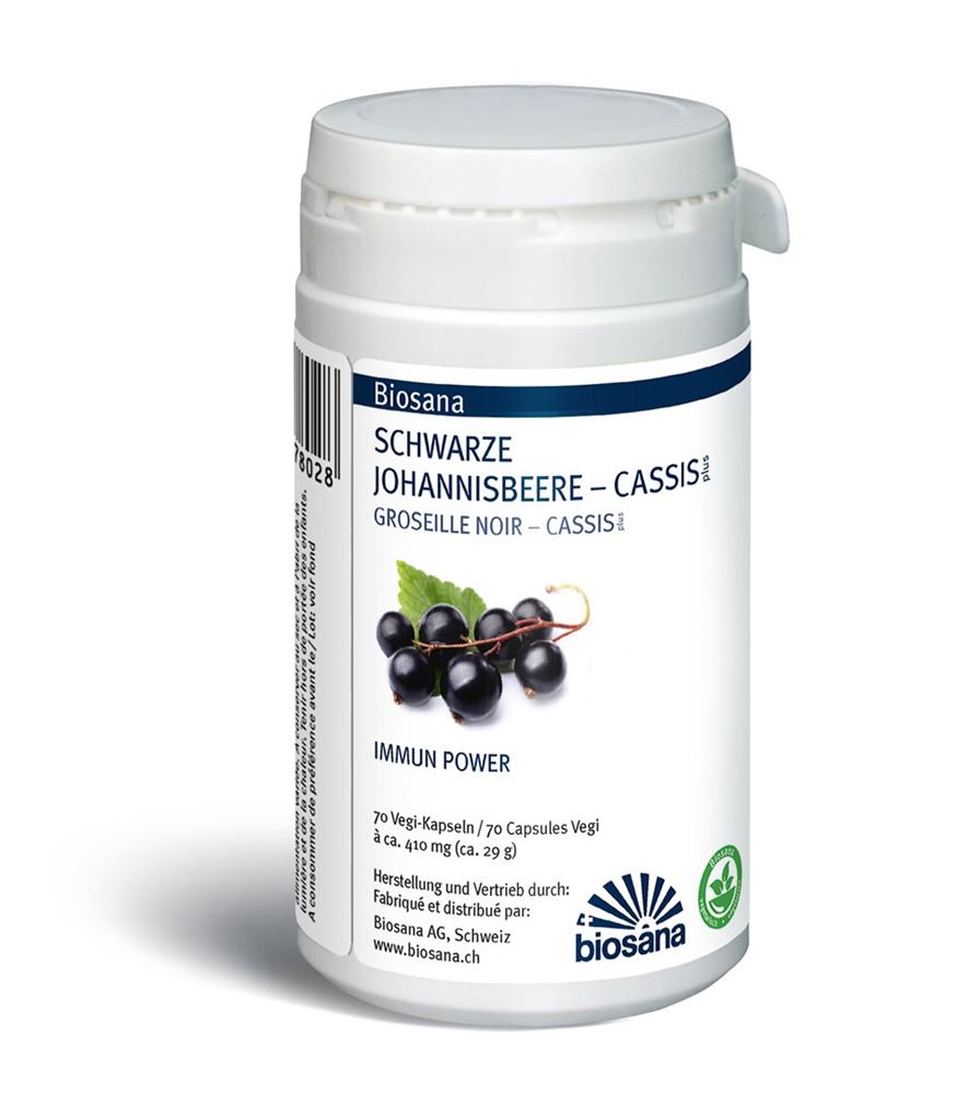 Biosana Schwarze Johannisbeere Plus Kapseln Ds 70 Stück
