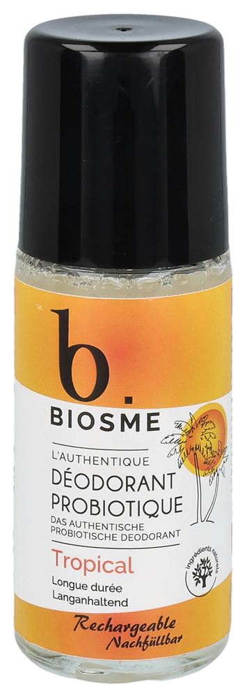 Biosme Deodorant probiotisch Roll-on Tropical Nachfüllbar 50 ml