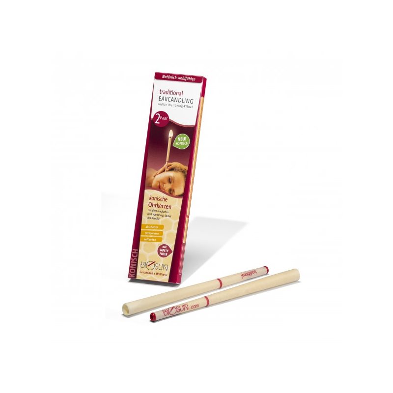 Biosun traditional Ohrkerzen konisch 2 Paar