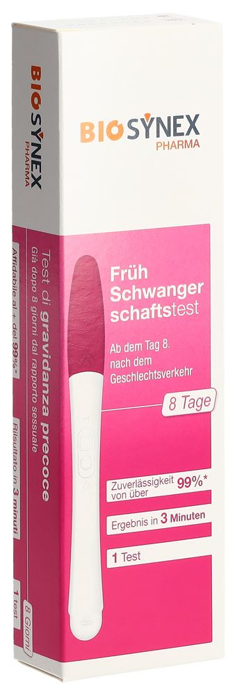 Biosynex Schwangerschaftstest 8 Tage